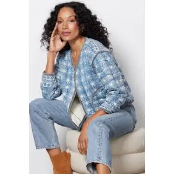 FREE PEOPLE Kara Quilted Cardi Jacket